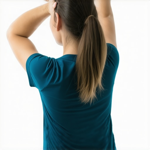 Neuromuscular re-education exercises for neck relief Person engaging in proprioceptive exercises for neck and posture improvement