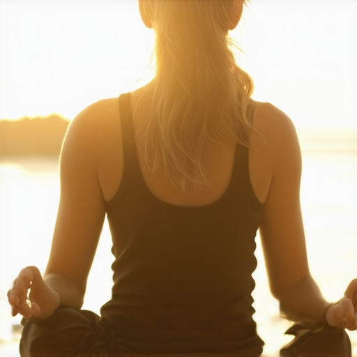 Mind-Body Connection in Back Pain Relief Serene person meditating outdoors for holistic back health