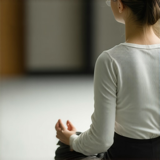 Individual performing slow, controlled movements for posture correction and neural re-training