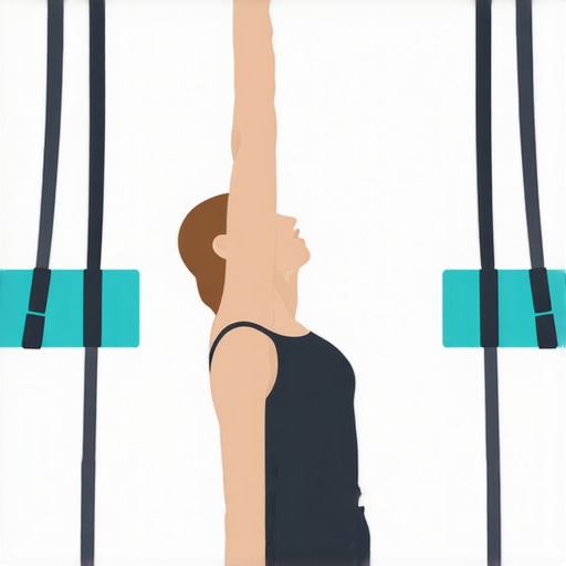 Person doing hip stretches with foam roller and resistance band