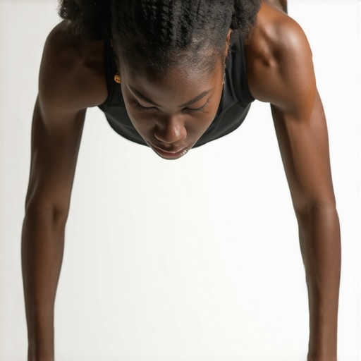 Person performing stability-focused mobility exercises to enhance back and neck health