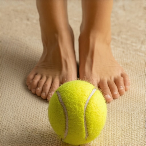 How a Tennis Ball Under Your Foot Can Calm Sciatica Flares