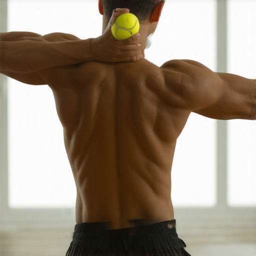How to Use a Tennis Ball to Self-Massage Hard-to-Reach Back Knots