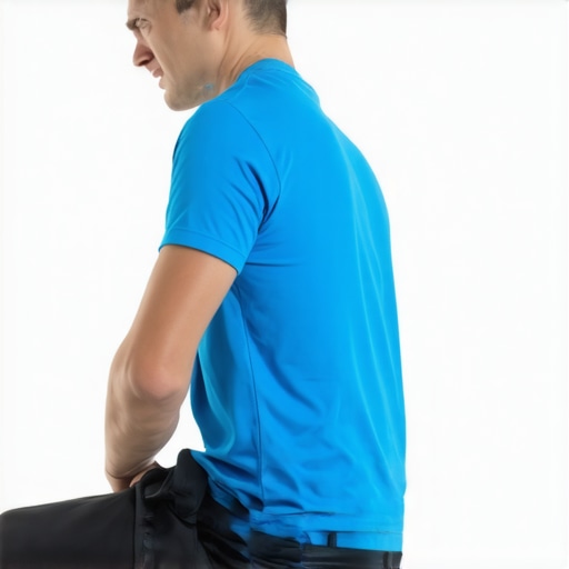 Posture and mobility exercises for pain relief A physiotherapist guiding a patient through proper posture and mobility exercises to alleviate back and neck pain.