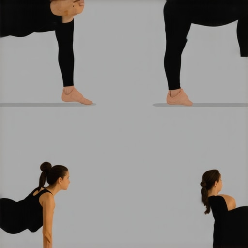 Comparison of improper and proper stretching techniques to highlight common mistakes in mobility exercises.