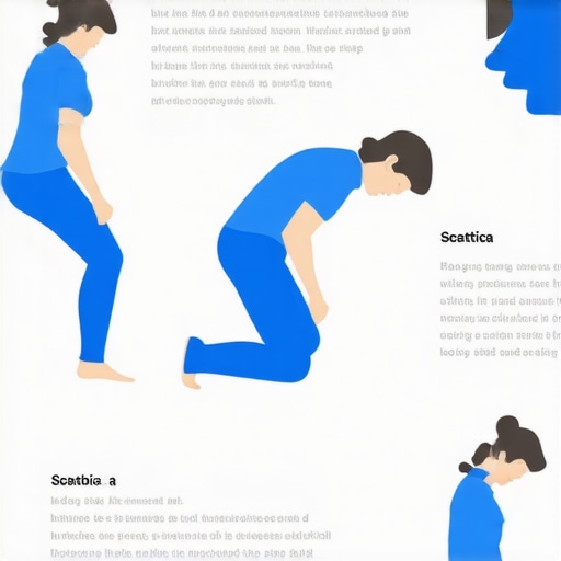 Debunking Myths of Back and Neck Pain Diagram illustrating misconceptions versus facts about back, neck pain, and sciatica treatments.