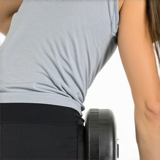 Person rolling out their lower back with a foam roller for pain relief.