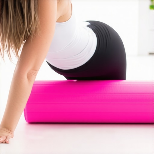 Effective Foam Rolling for Back Relief Person rolling their lower back with a foam roller to relieve tension.