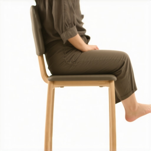 How a Simple Foot Stool Relieves Lower Back Pressure While Sitting