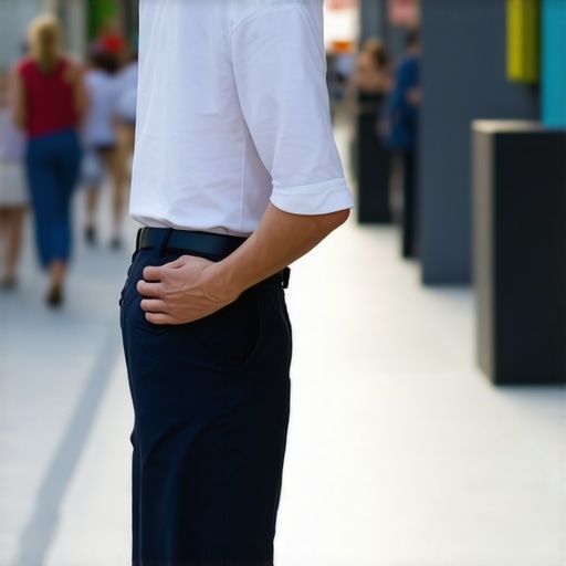 How to Relieve Lower Back Tension While Standing in Line