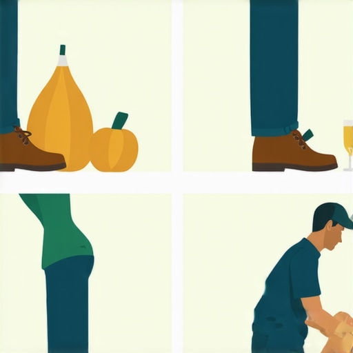 Diagram illustrating steps for safe grocery lifting, including foot stance, knee bend, and load close to the body.