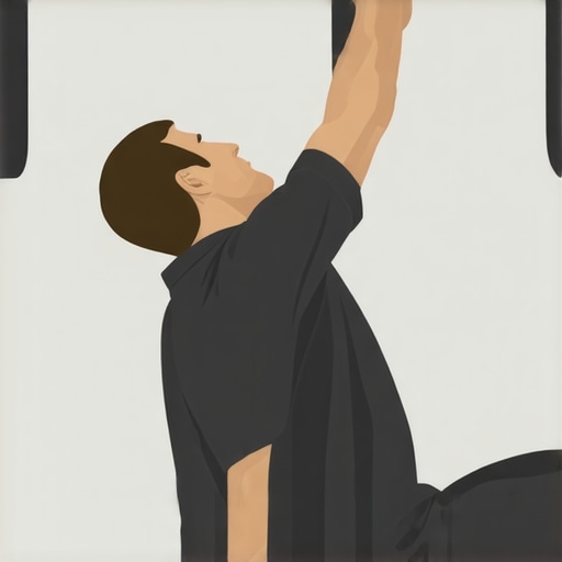 A person demonstrating correct lifting posture with knees bent and back straight