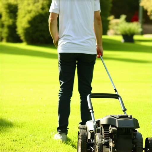 The Simple Trick to Avoid Back Pain While Mowing the Lawn
