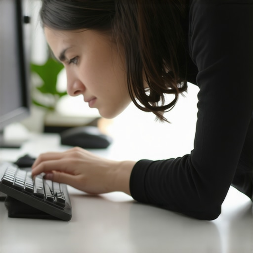 Why looking down at your keyboard is ruining your cervical spine