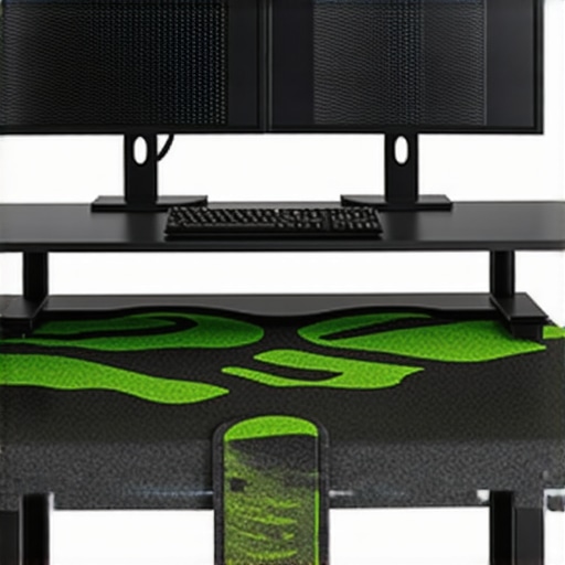 A topographical anti-fatigue mat and standing desk setup for spinal health