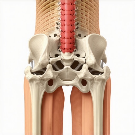 Diagram of tight hips causing back pain