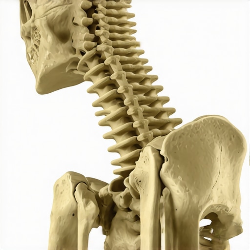 Diagram showing the relationship between hip mobility and lower back compression.
