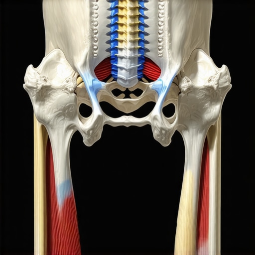 Diagram comparing anterior pelvic tilt and neutral pelvic alignment for back pain relief.