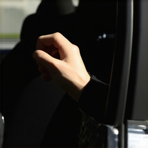 Adjusting rearview mirror for better driving posture
