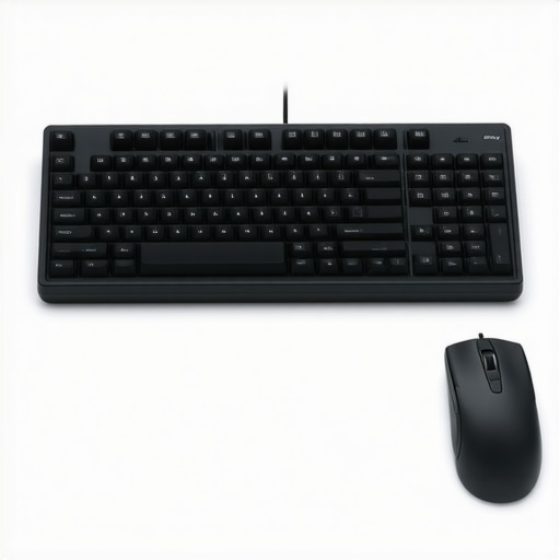 Split ergonomic keyboard and vertical mouse for better office posture