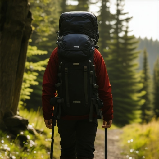 How to carry a heavy backpack without leaning forward