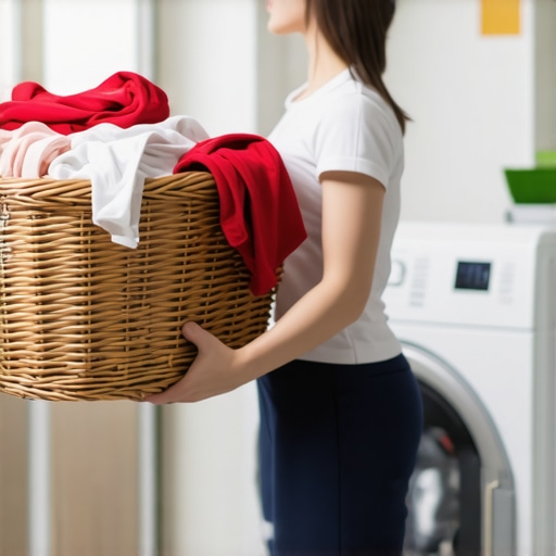 How to carry a heavy laundry basket without a back spasm
