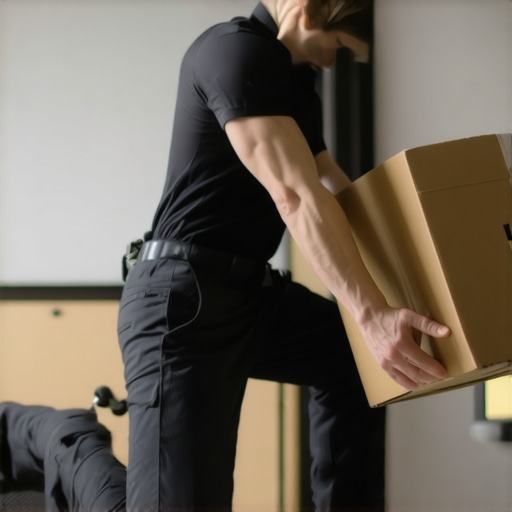 How to lift heavy boxes using your hips instead of your spine