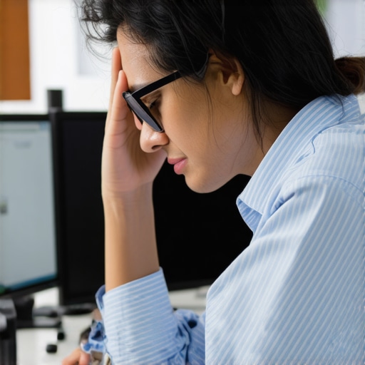 How your monitor height is causing those recurring headaches