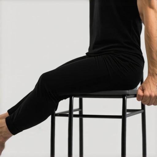 A demonstration of a nerve glide exercise for sciatica relief as an alternative to traditional stretching.