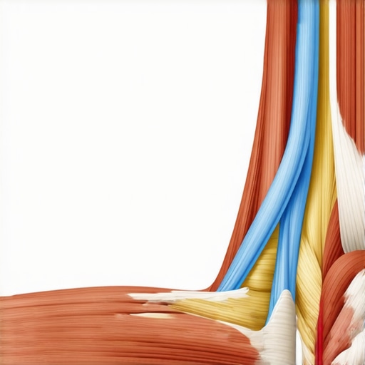 Anatomical illustration showing how stretching impacts the sciatic nerve compared to the hamstring muscle.
