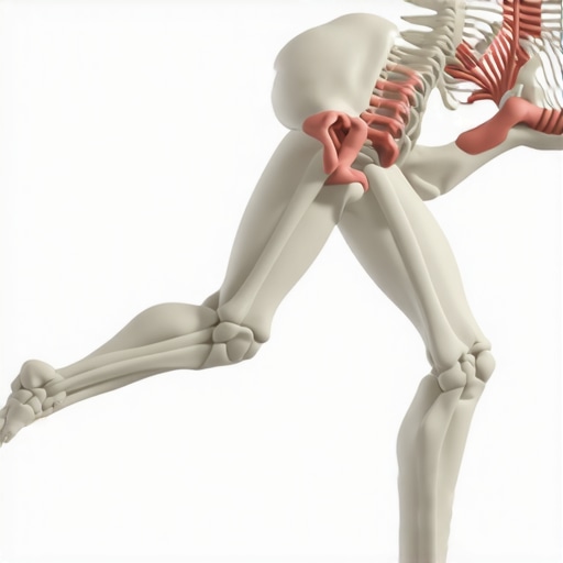 Diagram illustrating how stretching hamstrings can affect the sciatic nerve and lower back.