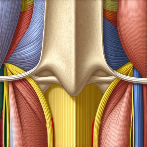Anatomical diagram of the sciatic nerve and spine showing how nerve tension differs from muscle tightness.