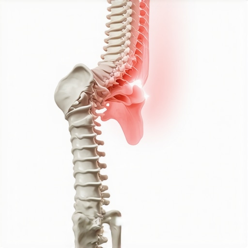 Diagram showing how stretching the hamstrings can pull and irritate the sciatic nerve