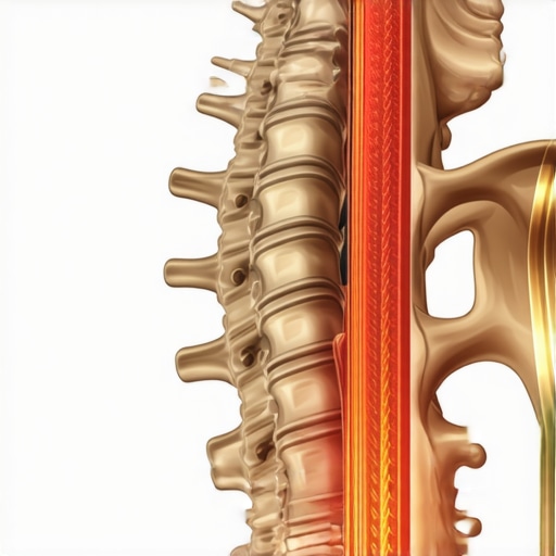 Diagram showing how rounding the back into a C-shape puts pressure on lumbar discs compared to a neutral spine.