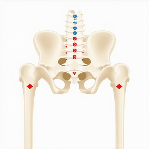 A diagram demonstrating how pelvic tilt creates strain on the lower spine.