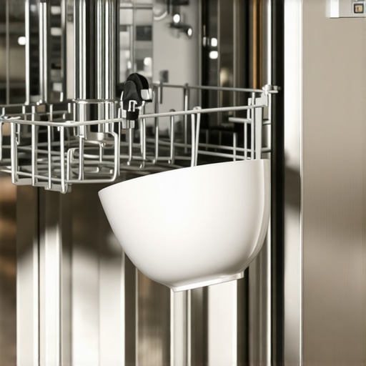 Using a reacher tool to load the dishwasher without bending over