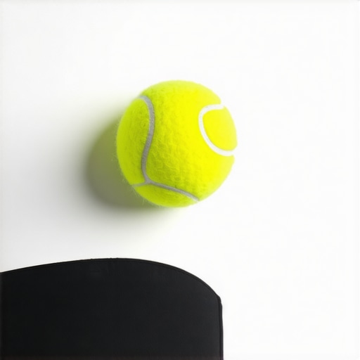 Person using a tennis ball against a wall for back tension relief