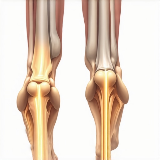 Anatomical diagram showing how ankle stiffness impacts neck and back pain