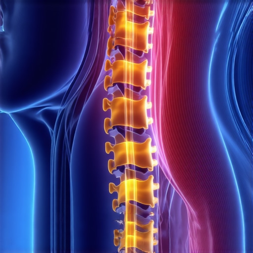 The Myofascial Connection from Jaw to Back Illustration of fascial lines connecting the jaw, neck, and lower back to show how tension spreads.
