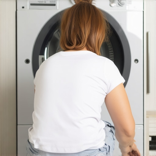 The best way to reach into the dryer without twinging your back