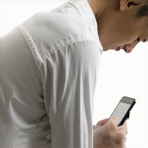 Why looking at your phone on your lap is a disaster for your spine