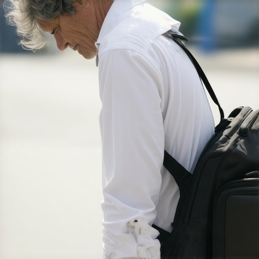 Why your laptop bag should never go over just one shoulder